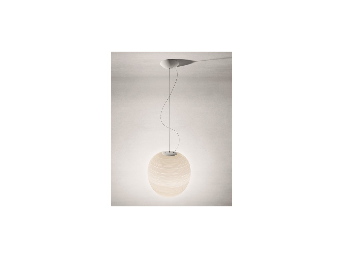 Foscarini Rituals Xl lámpara de suspensión Blanco H.3,5 M