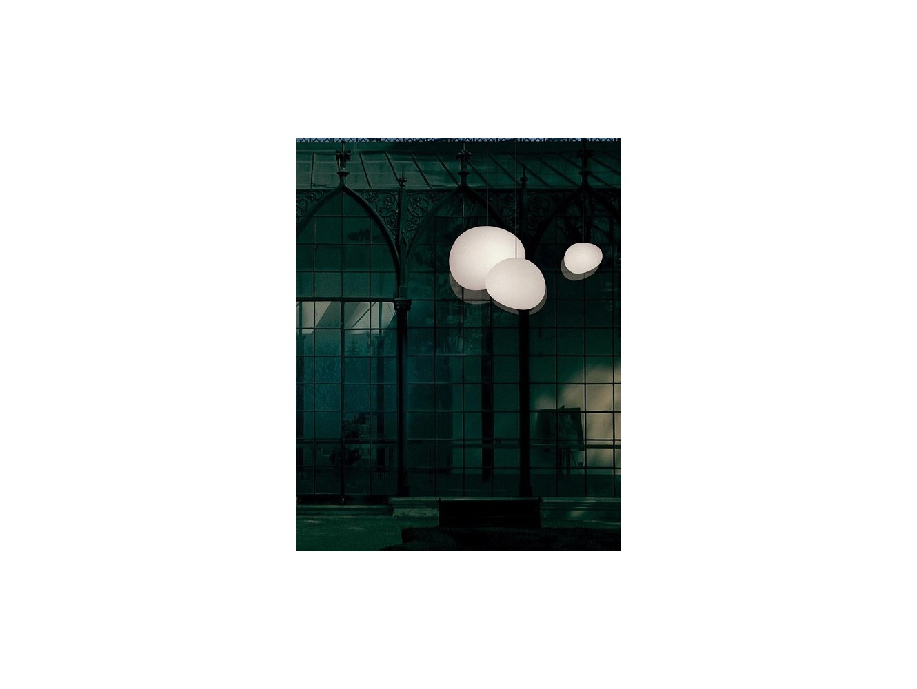 Foscarini Outdoor Gregg Media lámpara de suspensión Blanco