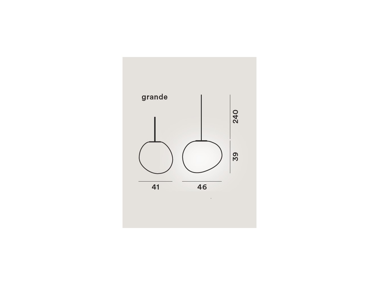 Foscarini Outdoor Gregg Grande lámpara de suspensión Blanco