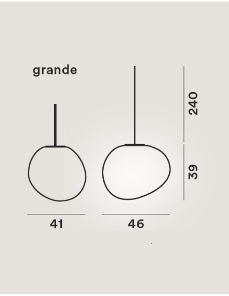 Foscarini Outdoor Gregg Grande lámpara de suspensión Blanco