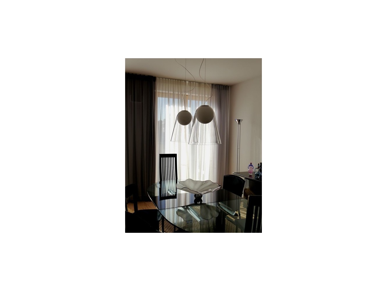 Foscarini Satellight Lámpara De Pared Blanco/Transparente