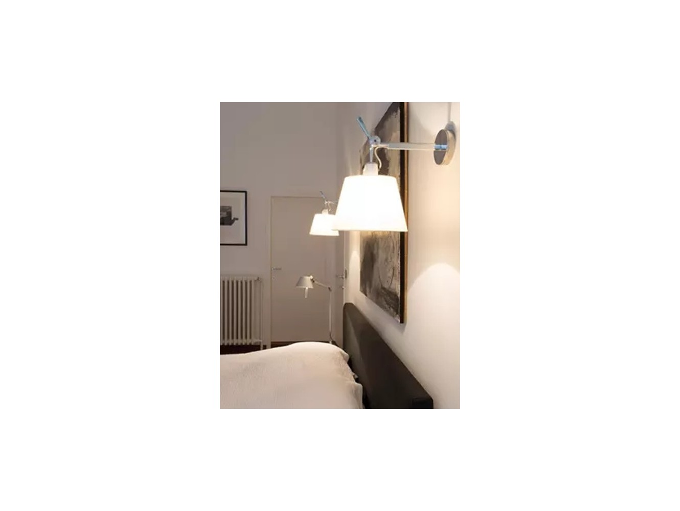 Artemide lámpara de pared Tolomeo W Estructura para difusor Ø 320