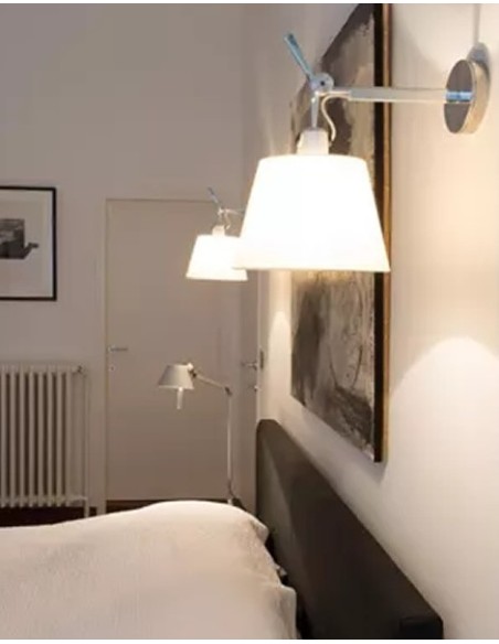 Artemide lámpara de pared Tolomeo W Estructura para difusor Ø 320