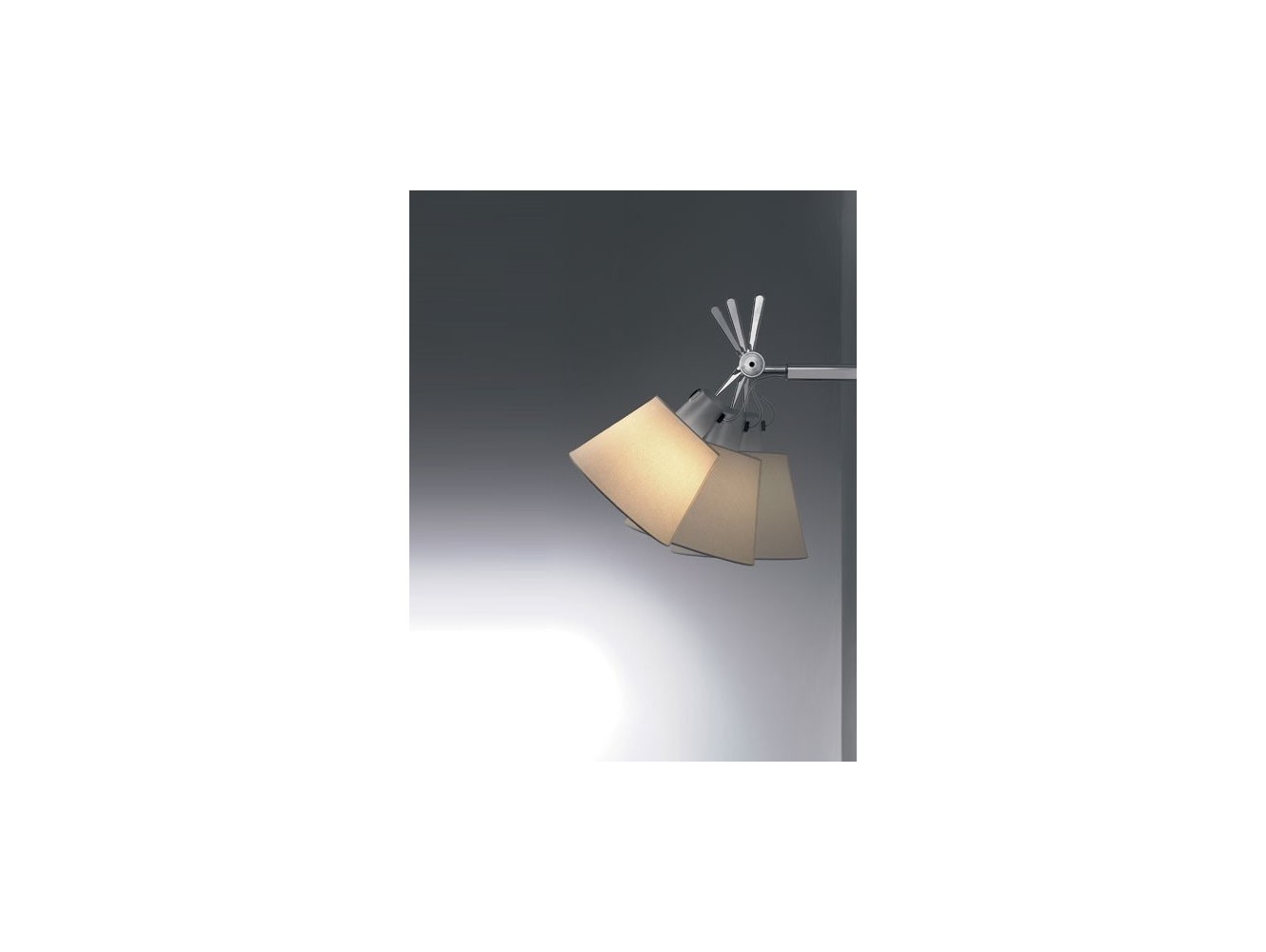 Artemide lámpara de pared Tolomeo W Estructura para difusor Ø 180