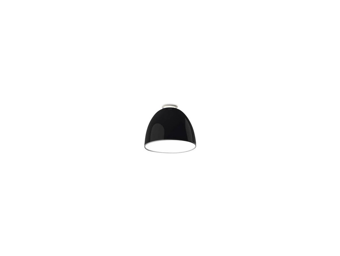 Artemide lámpara de techo Nur Mini Gloss Led C Negro