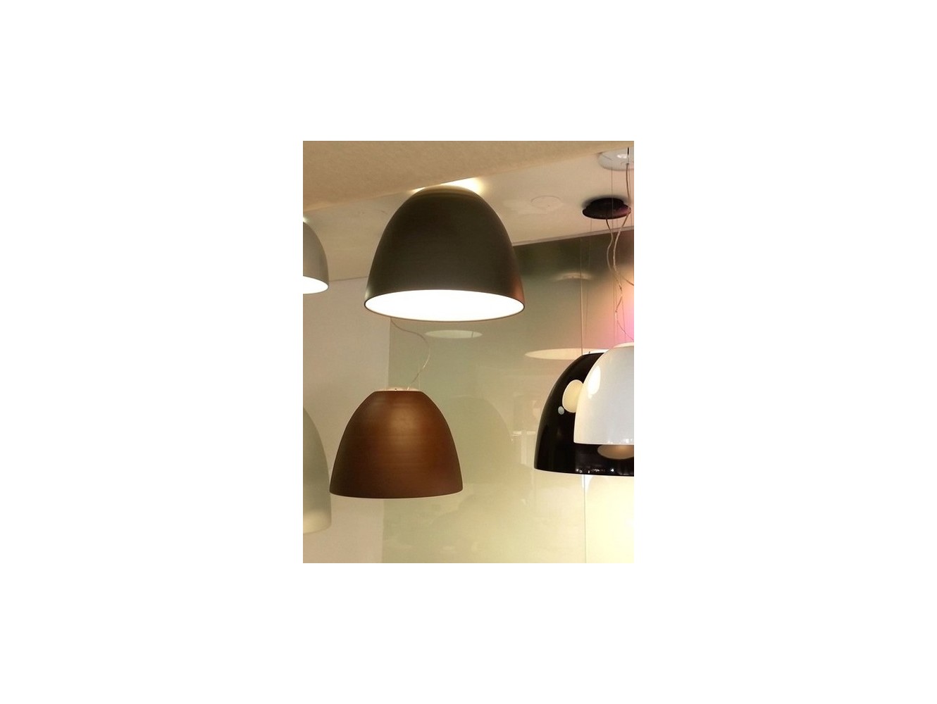 Artemide lámpara de techo Nur Mini Gloss Led C Blanco