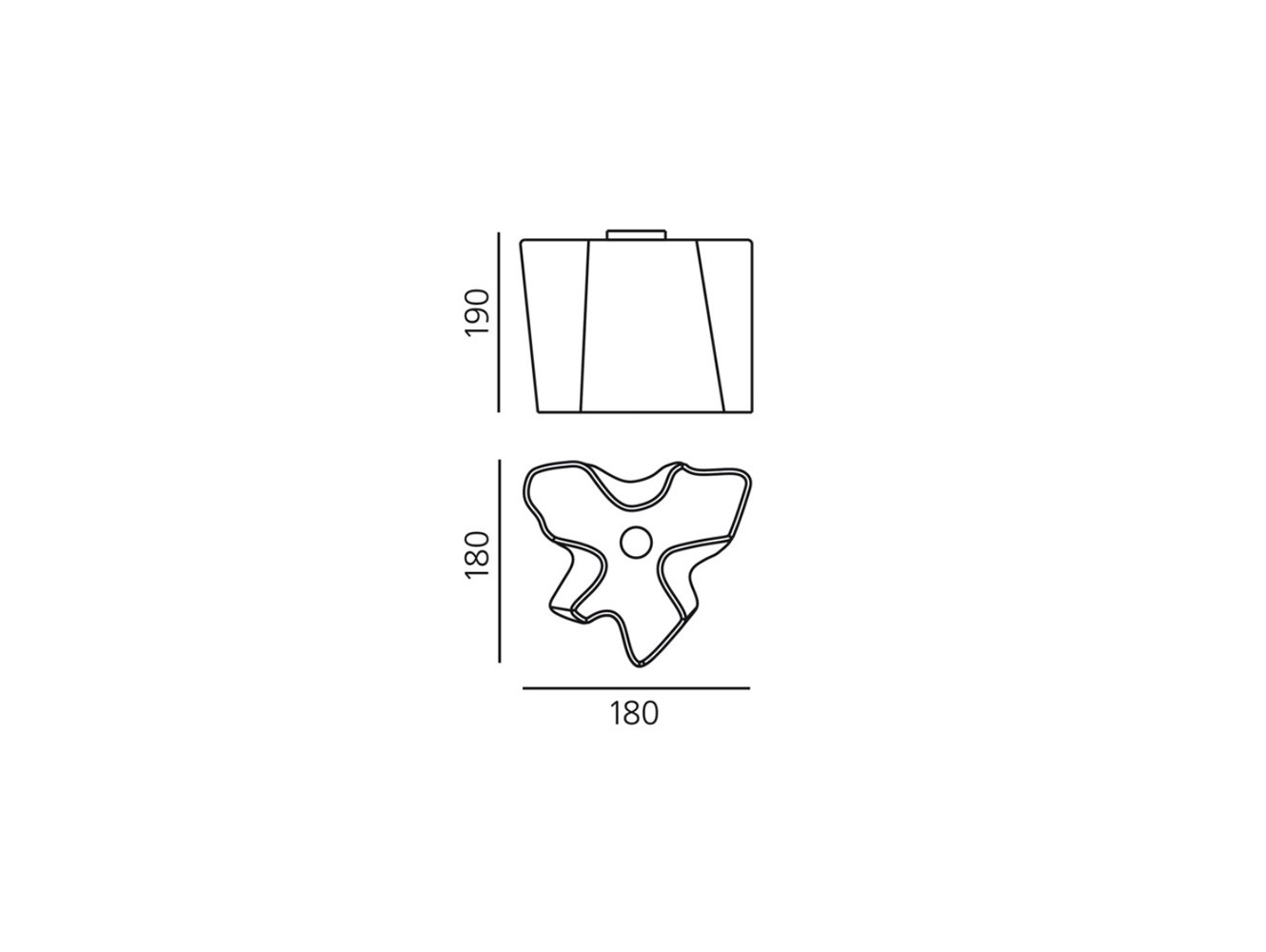 Artemide lámpara de techo Logico Micro C