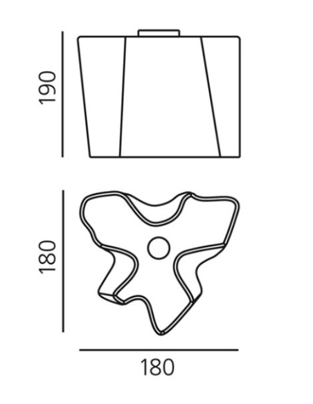 Artemide lámpara de techo Logico Micro C