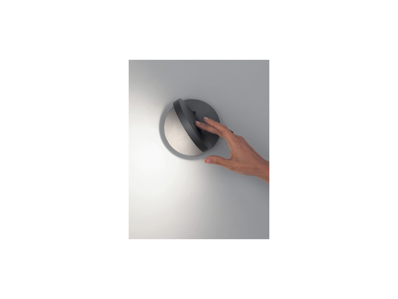 Artemide lámpara de pared Demetra Led W Sin Conm. Gris
