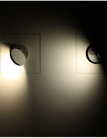 Artemide lámpara de pared Demetra Led W Sin Conm. Gris