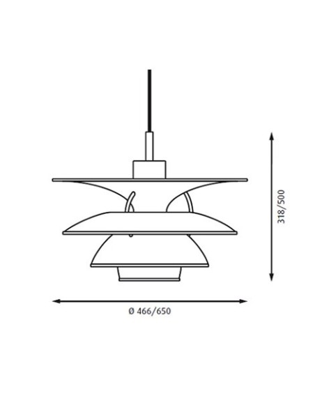 Comprar Louis Poulsen lámpara suspensión PH 6½-6 LED