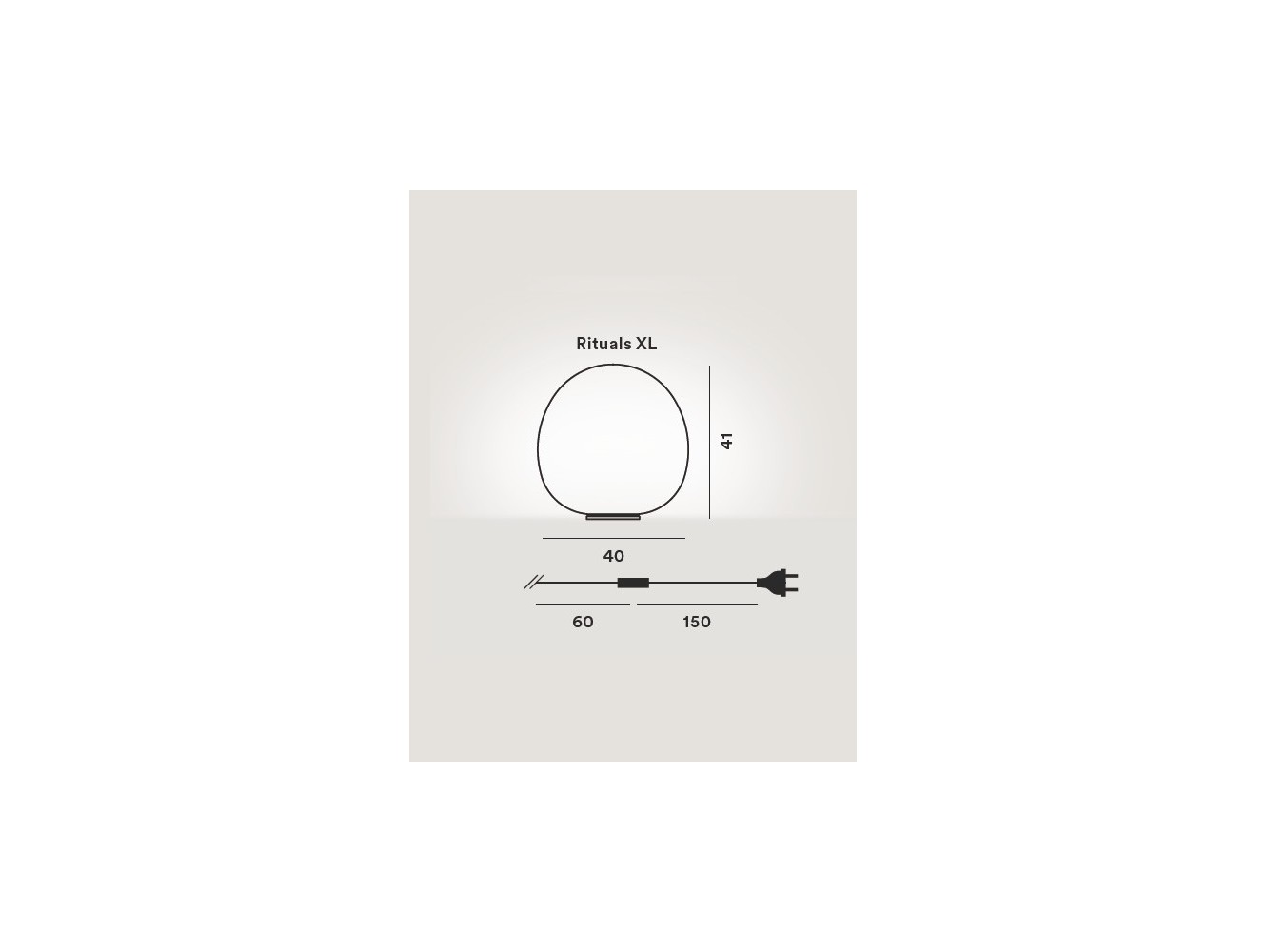 Foscarini Rituals Xl lámpara de sobremesa On/Off
