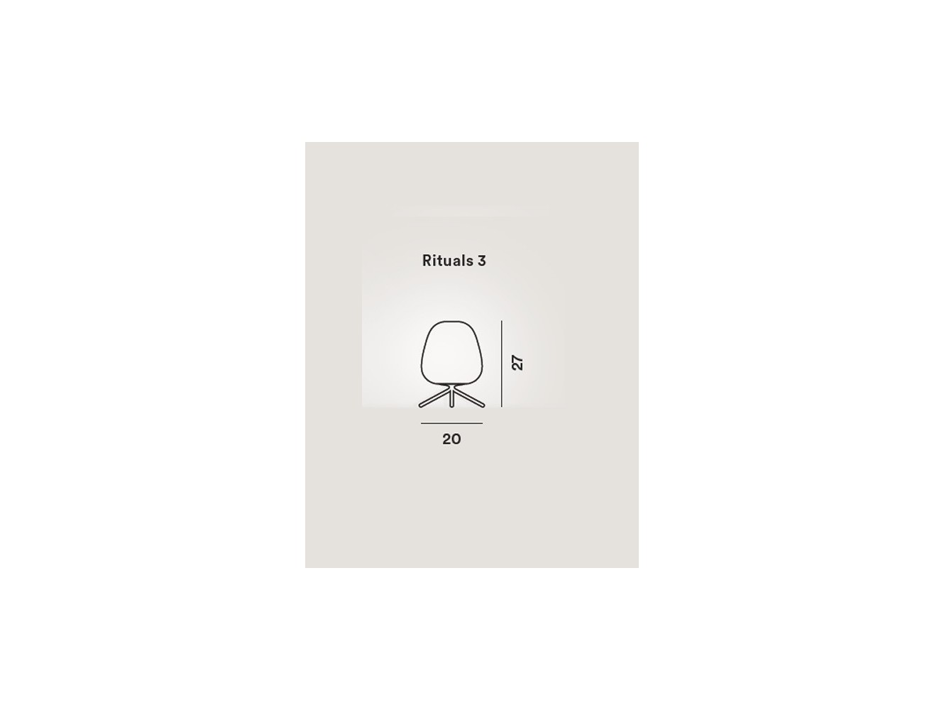 Foscarini Rituals 3 lámpara de sobremesa E27 Blanco