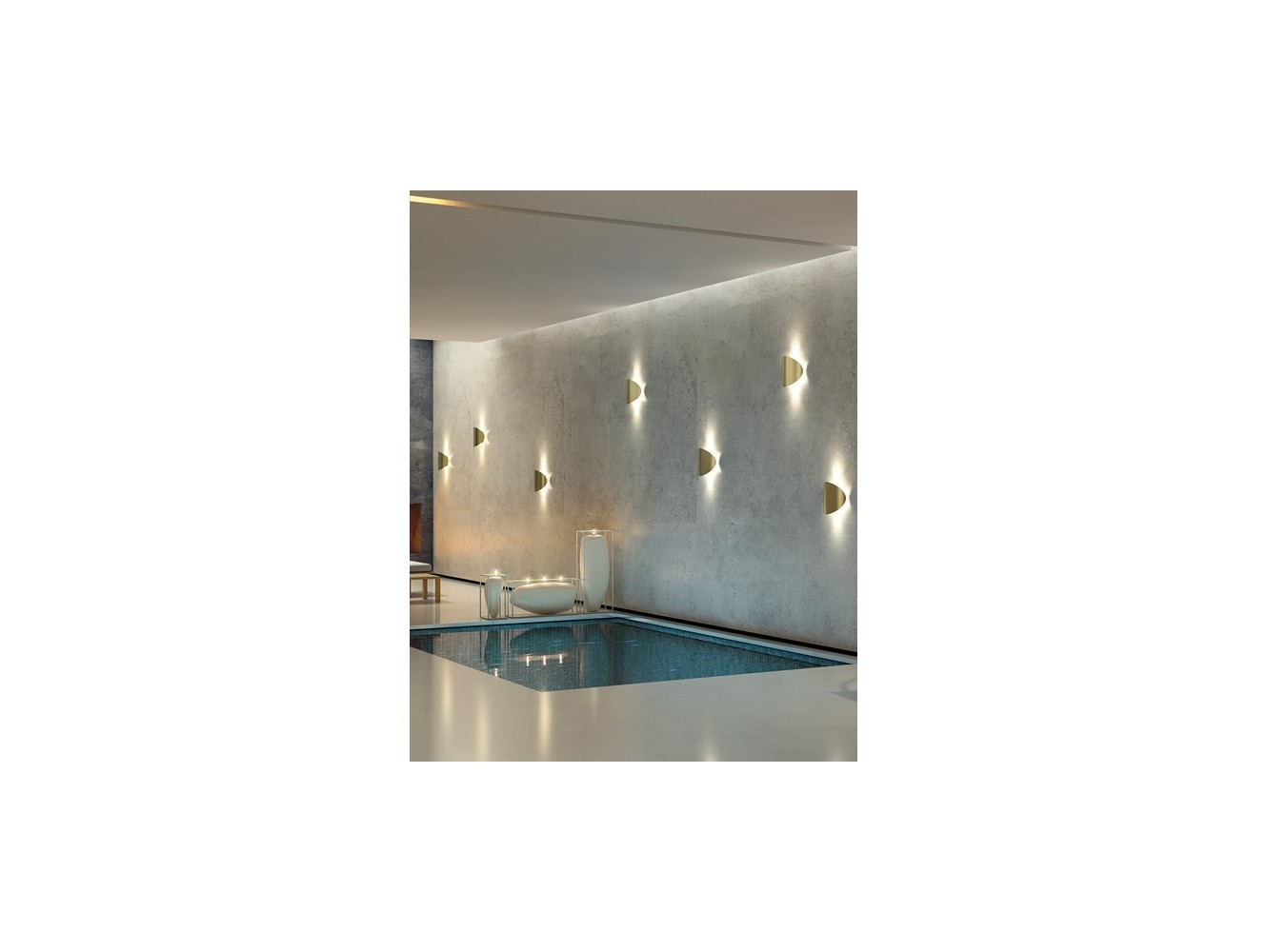 Estiluz lámpara de pared Indoor / Outdoor Lune