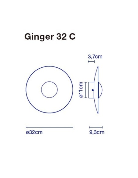 Comprar Marset GINGER 32 C Lámpara de pared