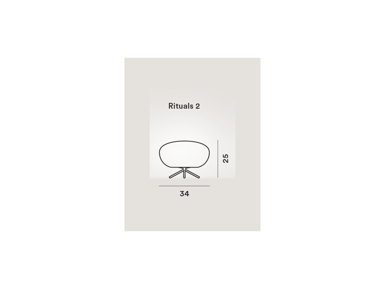 Foscarini Rituals 2 lámpara de sobremesa E27 Blanco