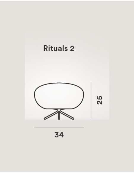 Foscarini Rituals 2 lámpara de sobremesa E27 Blanco