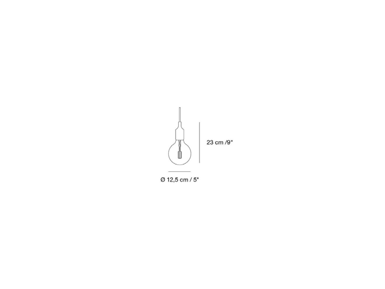 Muuto E27 Pendant Lamp lámpara de suspensión