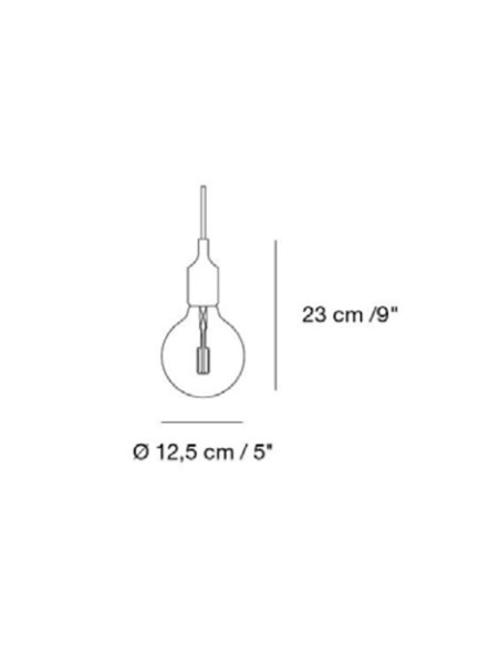 Muuto E27 Pendant Lamp lámpara de suspensión