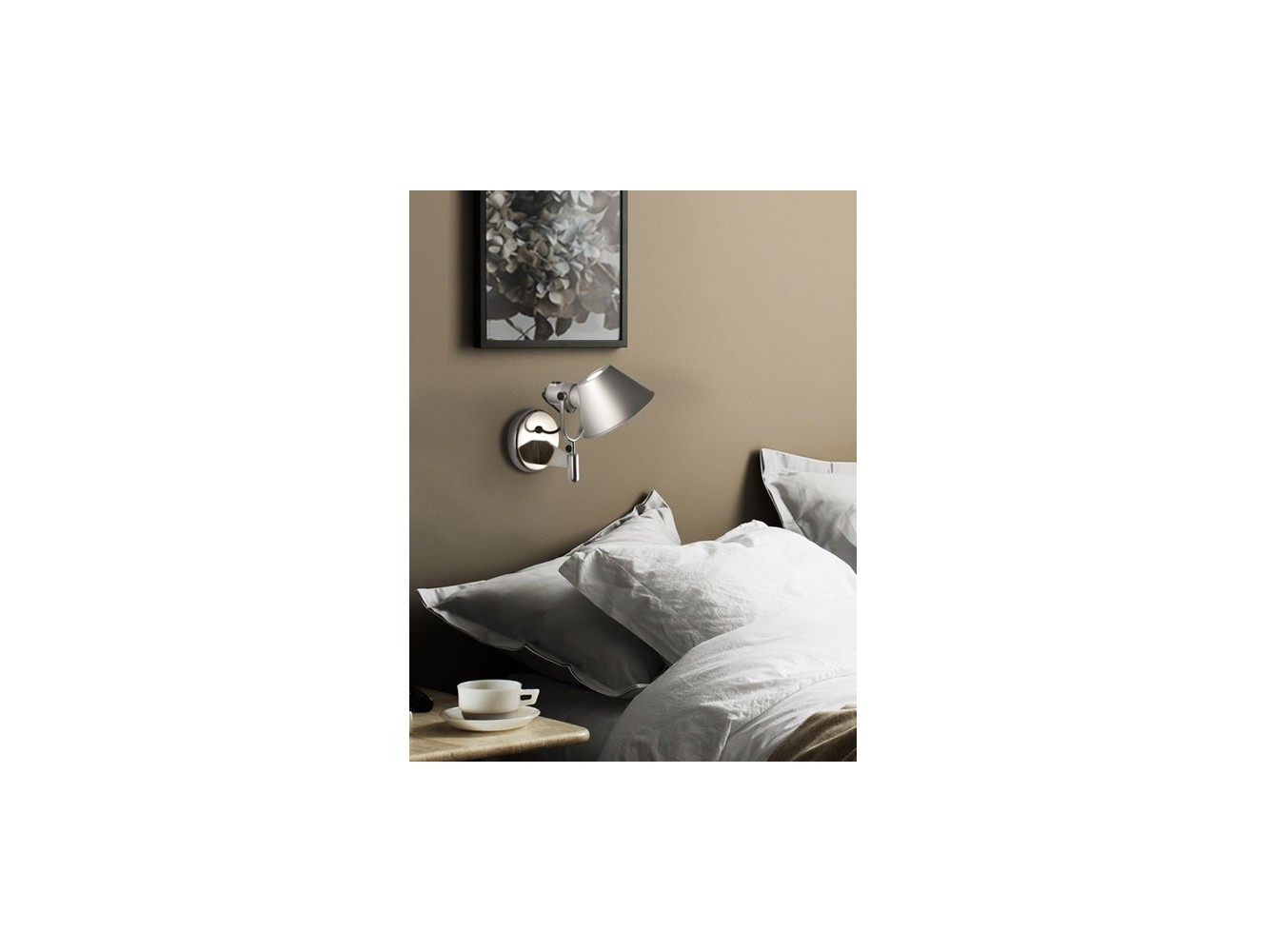 Artemide lámpara de pared Tolomeo Faretto New con interruptor on/off