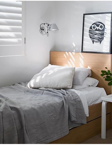 Artemide lámpara de pared Tolomeo Faretto New con interruptor on/off