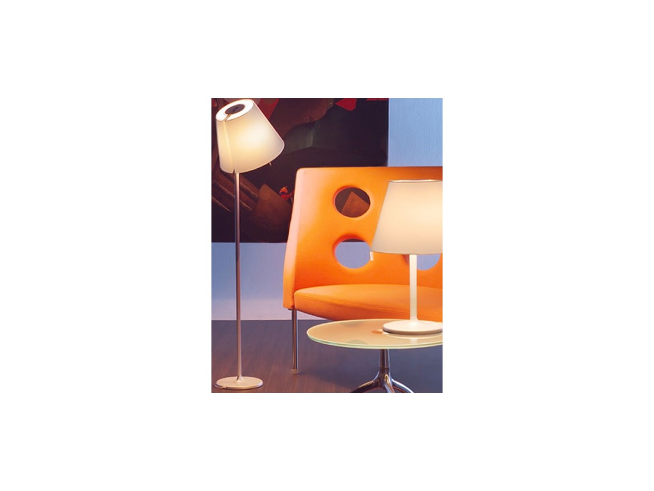 Artemide lámpara de pie Melampo Mega F
