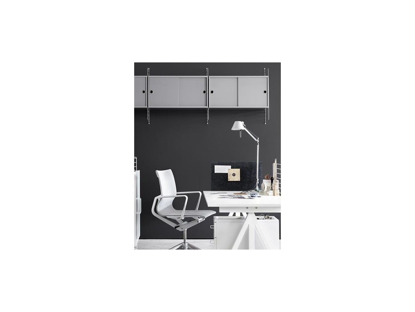 Artemide cuerpo lámpara pared / sobremesa / pie Tolomeo Led T Alu