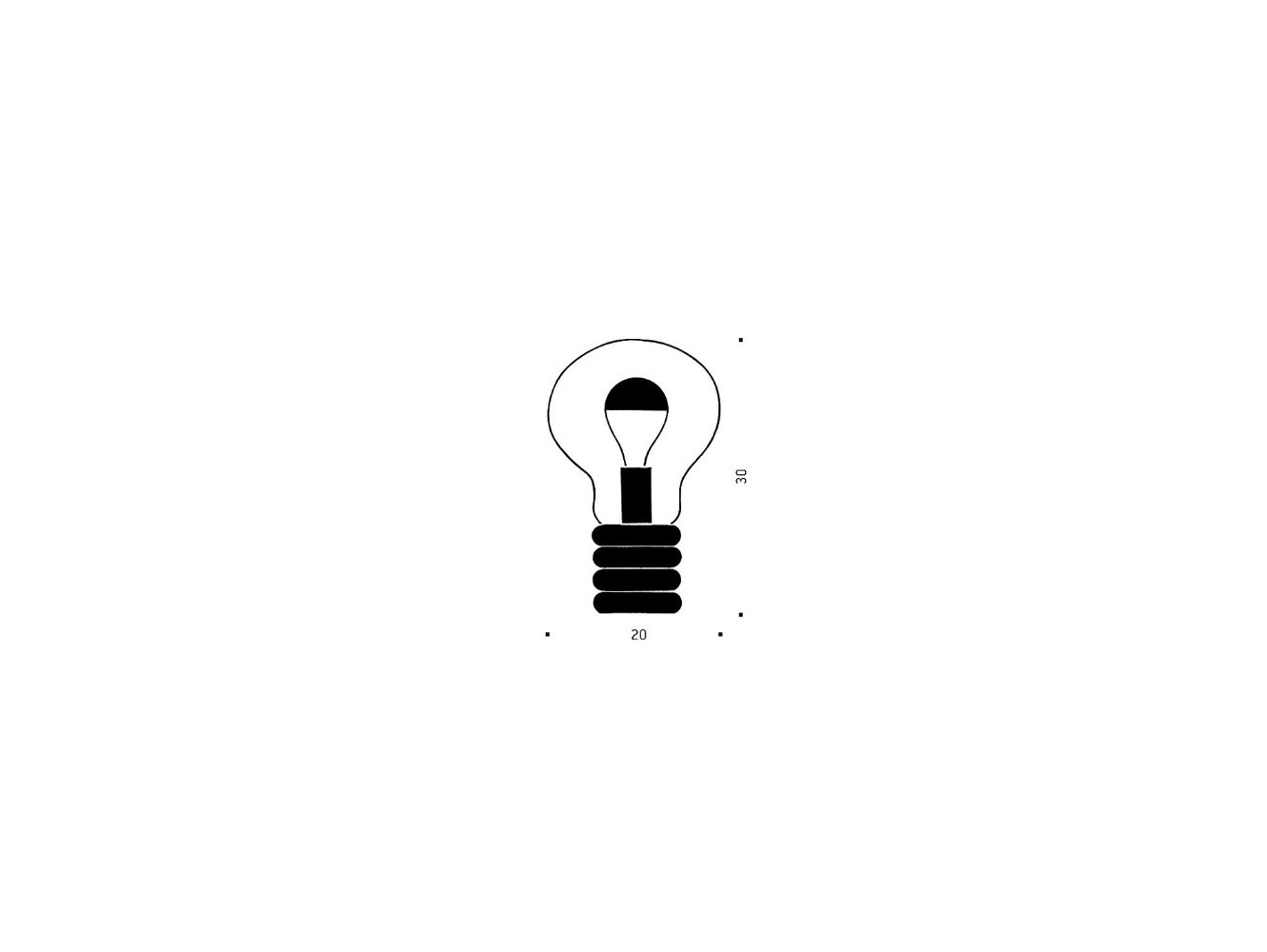 Ingo Maurer lámpara Sobremesa Bulb LED