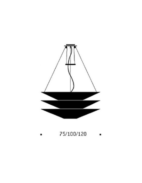 Lámpara de Suspensión Floatation de Ingo Maurer