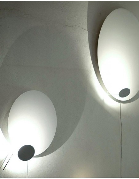 Ingo Maurer lámpara Pared Eclipse Elipse LED blanco