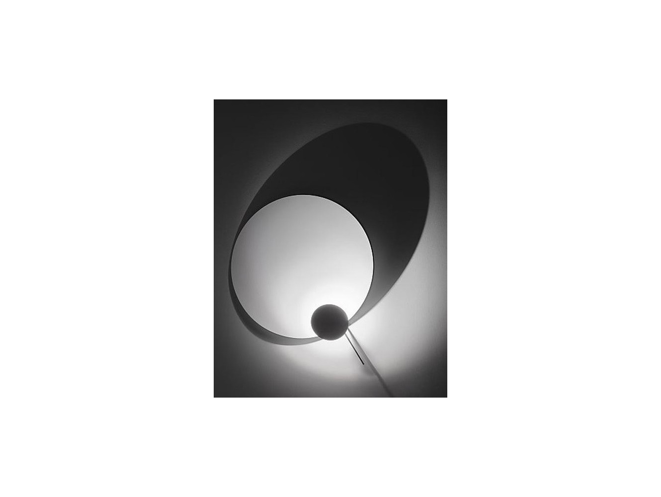 Ingo Maurer lámpara Pared Eclipse Elipse LED blanco