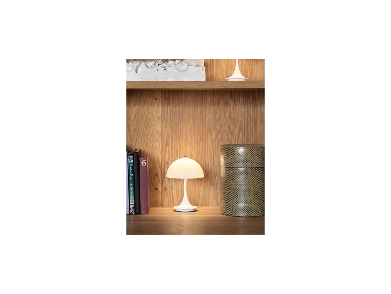 Louis Poulsen lámpara de Sobremesa PANTHELLA PORTABLE LED 27K OPAL V1