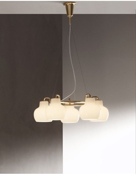 Louis Poulsen lámpara de Suspensión VL RING CROWN 5 5X40W E27 SUS