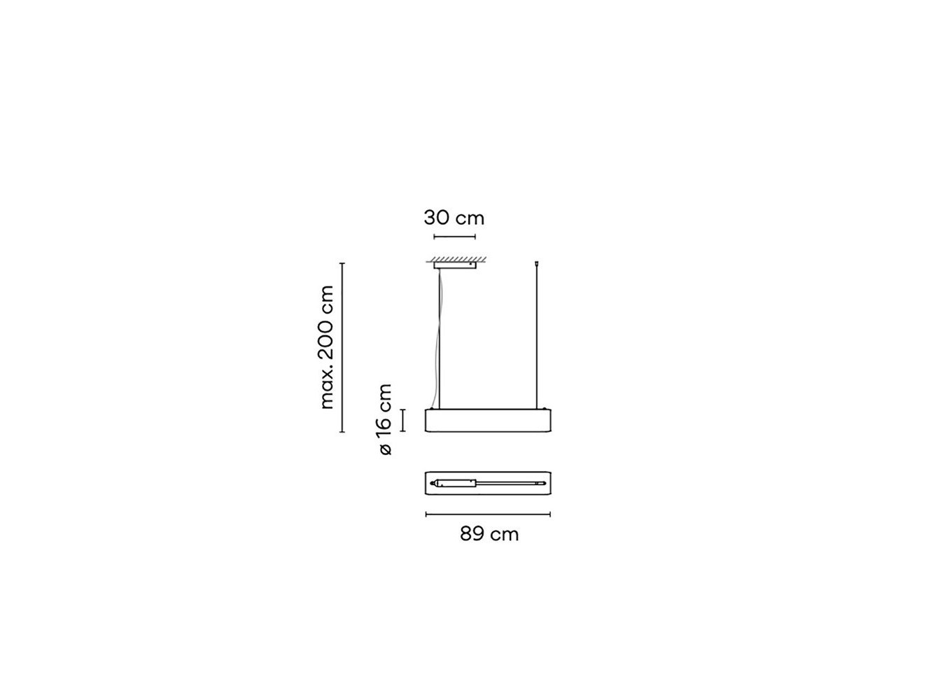 Vibia lámpara de suspensión LED Guise 2277