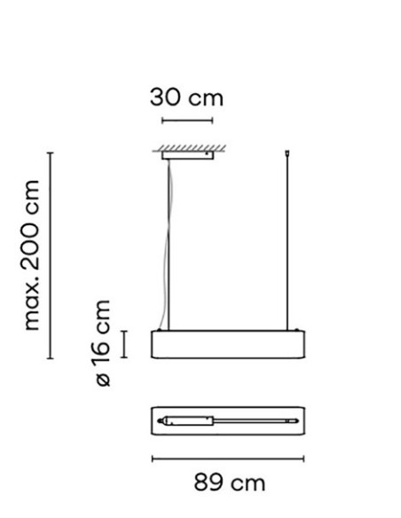 Vibia lámpara de suspensión LED Guise 2277