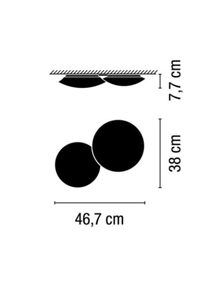 Vibia lámpara de techo LED Puck 5432