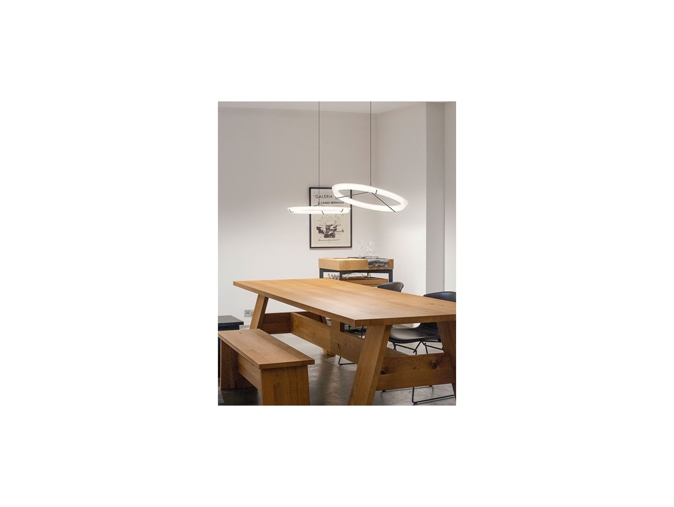 Vibia lámpara de suspensión LED Halo Jewel 2350