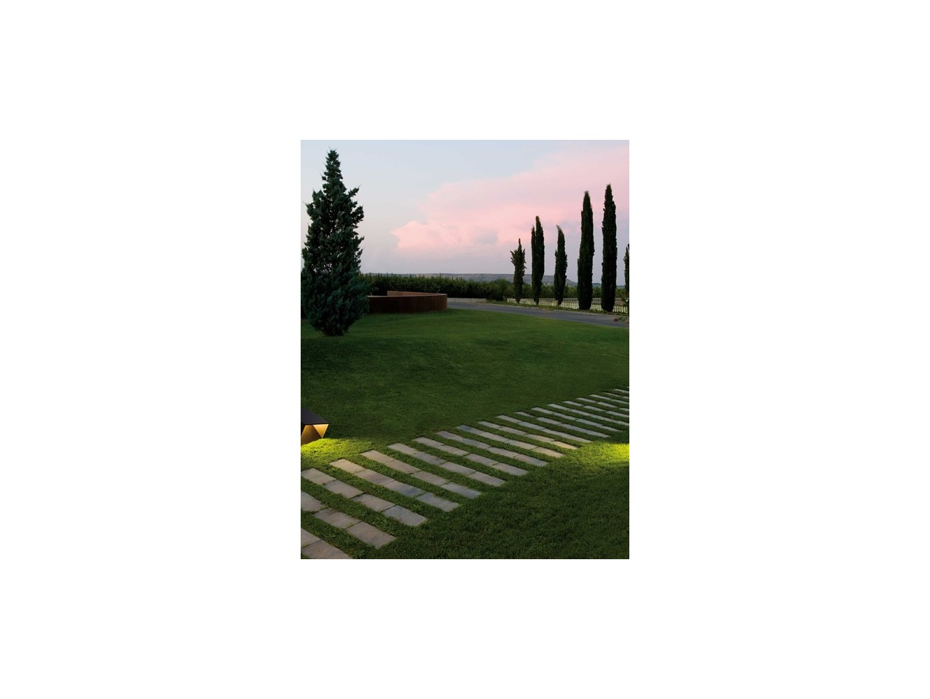 Vibia lámpara de superficie de exterior LED Break 4108
