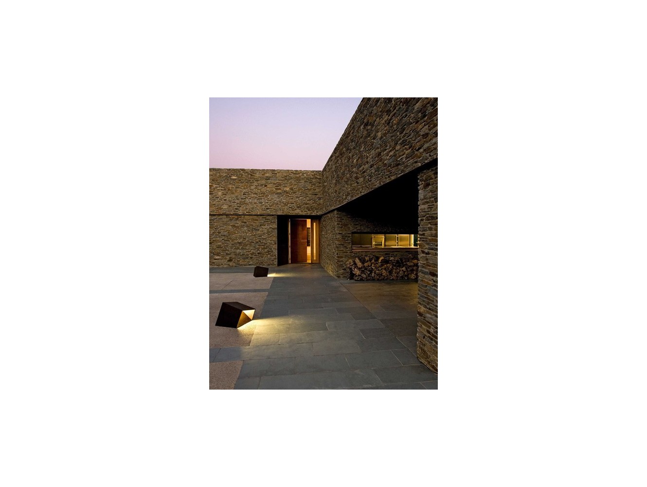 Vibia lámpara de superficie de exterior LED Break 4108