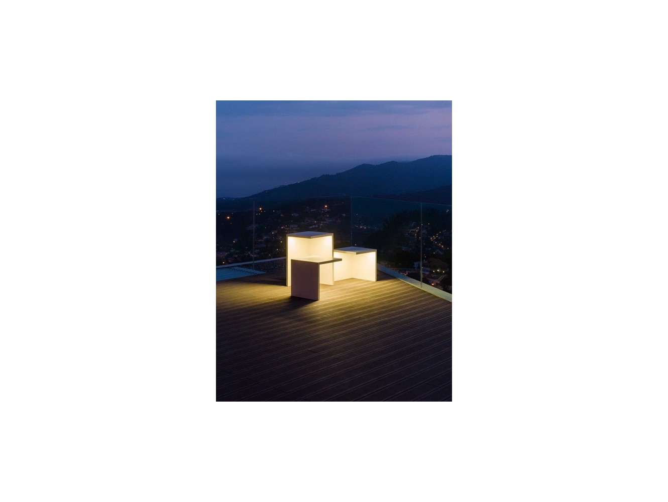 Vibia lámpara de suelo para exterior LED Emty 4130