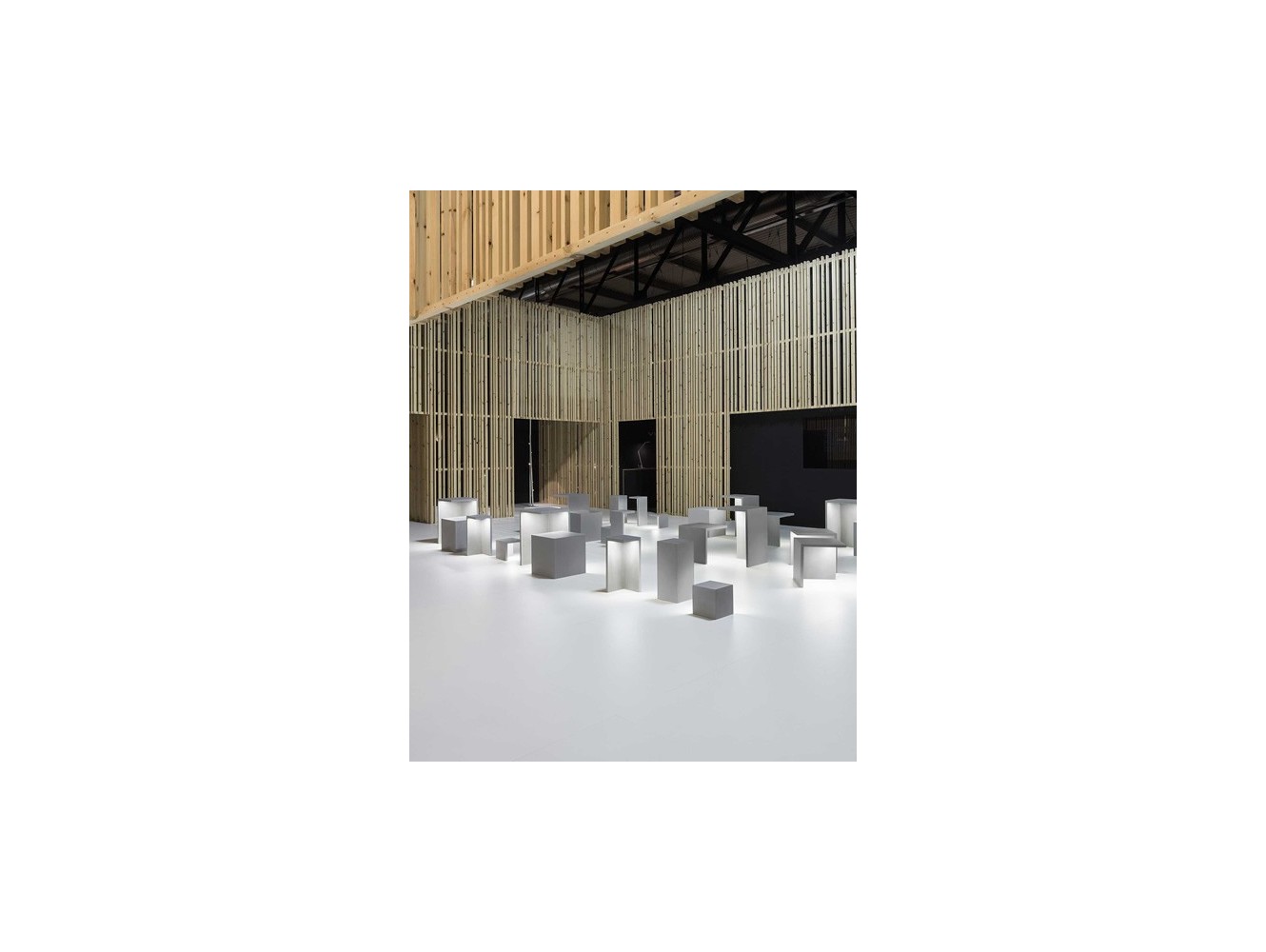 Vibia lámpara de suelo para exterior LED Emty 4125