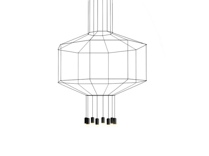 Vibia lámpara de suspensión LED Wireflow 0299