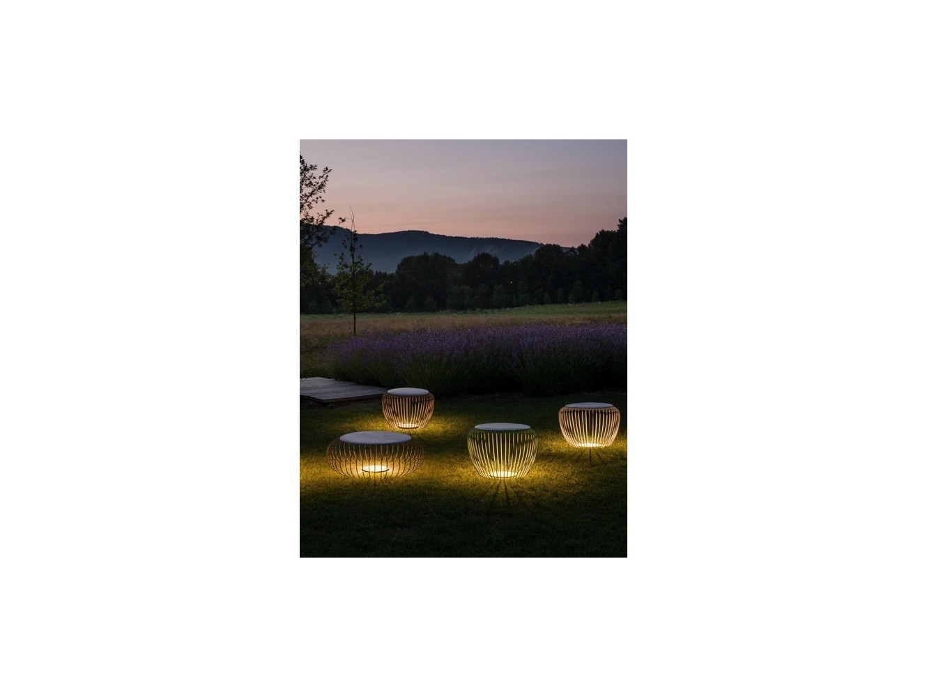 Vibia lámpara de superficie de exterior LED Meridiano 4710
