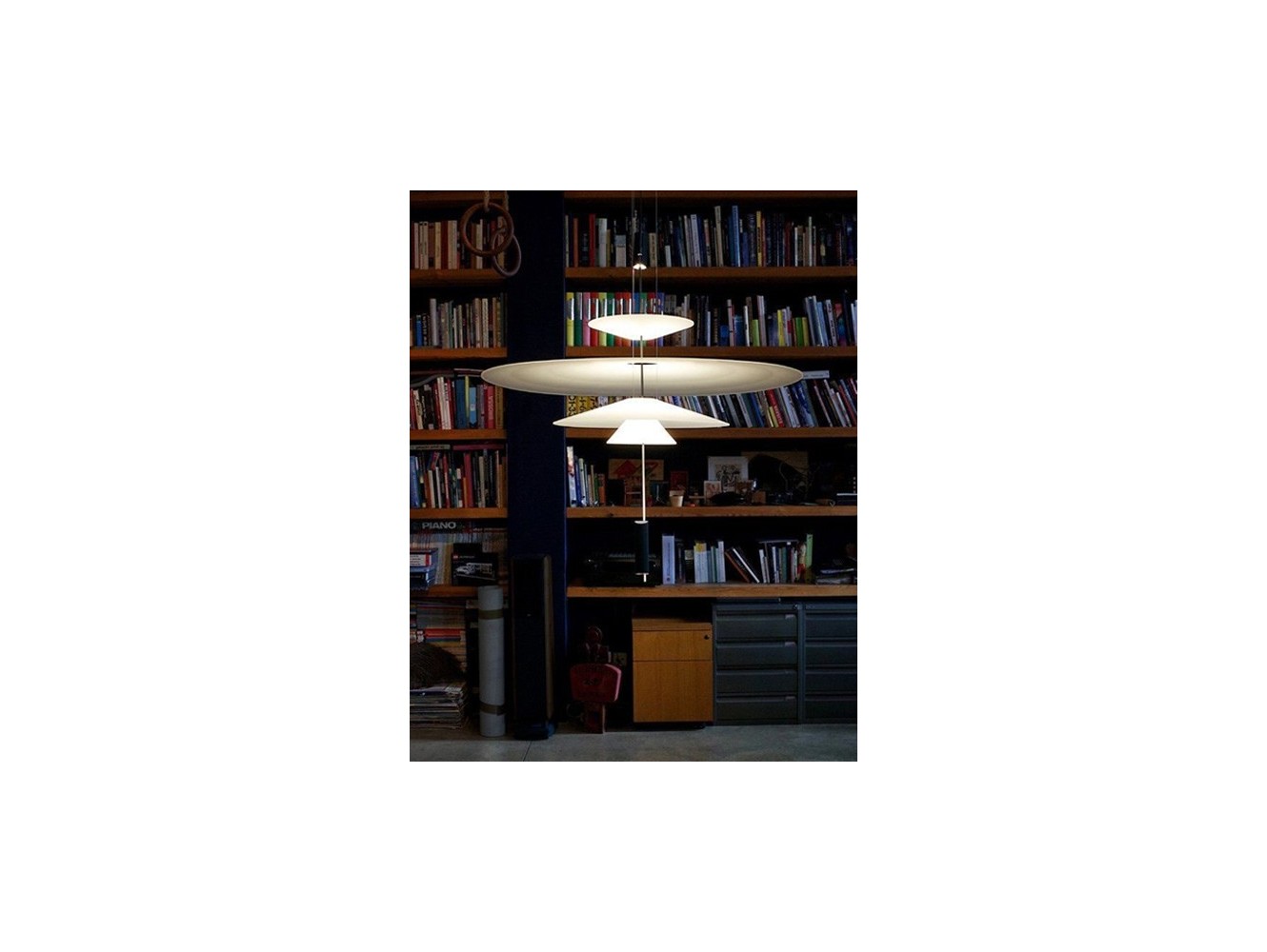 Vibia lámpara de suspensión LED Flamingo 1530