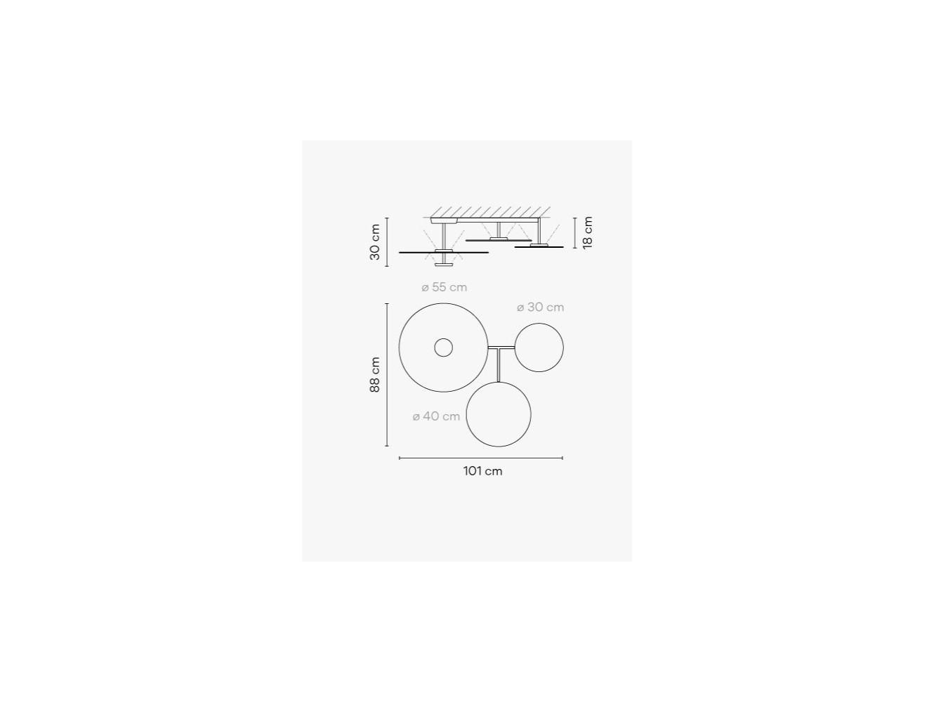 Vibia Flat Lámpara de Techo 5905