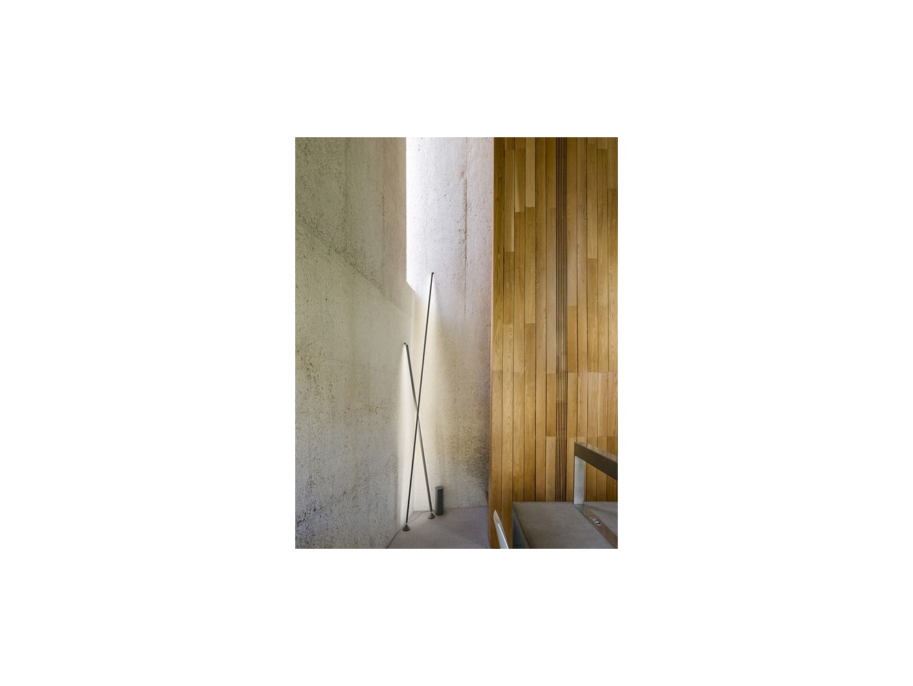 Vibia Sticks 7338 Lámpara de Pie Negra