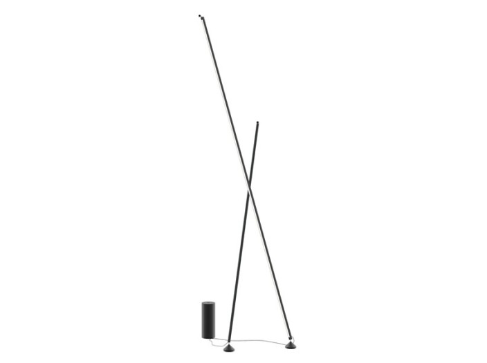 Vibia Sticks 7339 Lámpara de Pie Negra