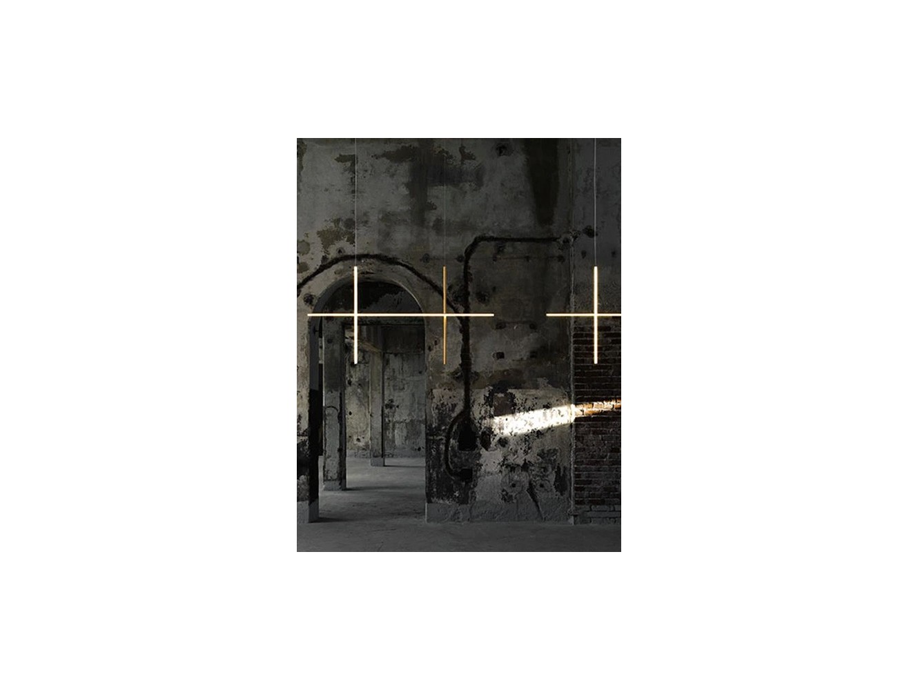 Flos Lámpara de suspensión Coordinates S1 Anonizado Champagne