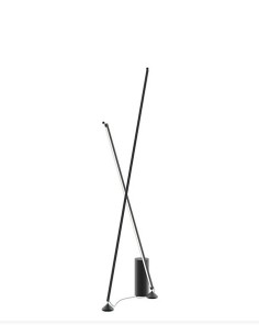 Vibia Sticks 7338 Lámpara de Pie Negra