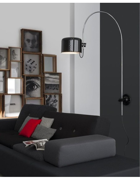 Oluce lámpara de pared con arco pequeña Coupe